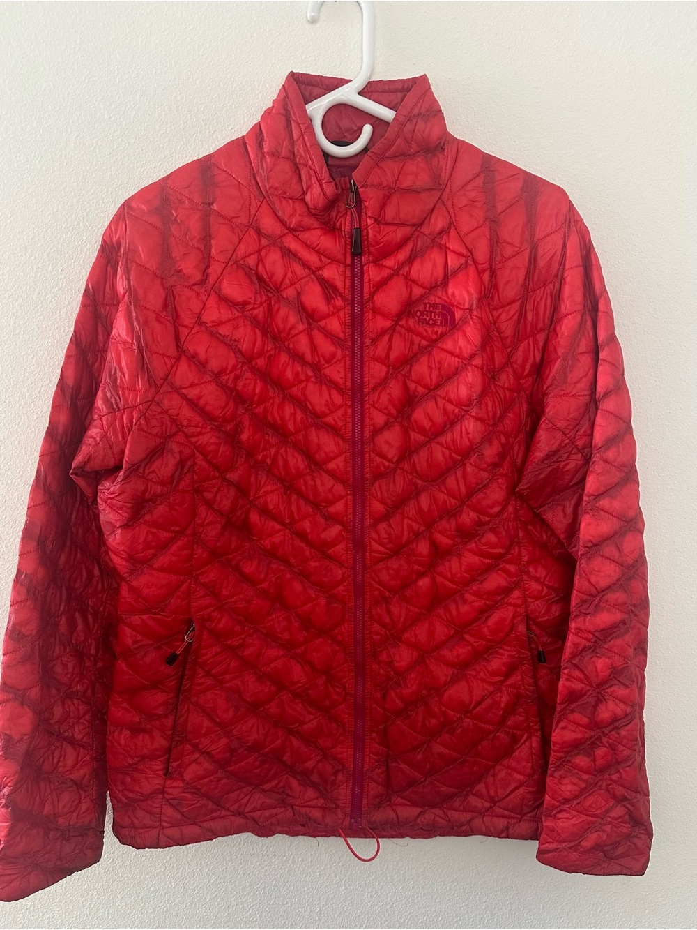 Northface ThermoBall Quilted Insulated Jacket, Womens Large.